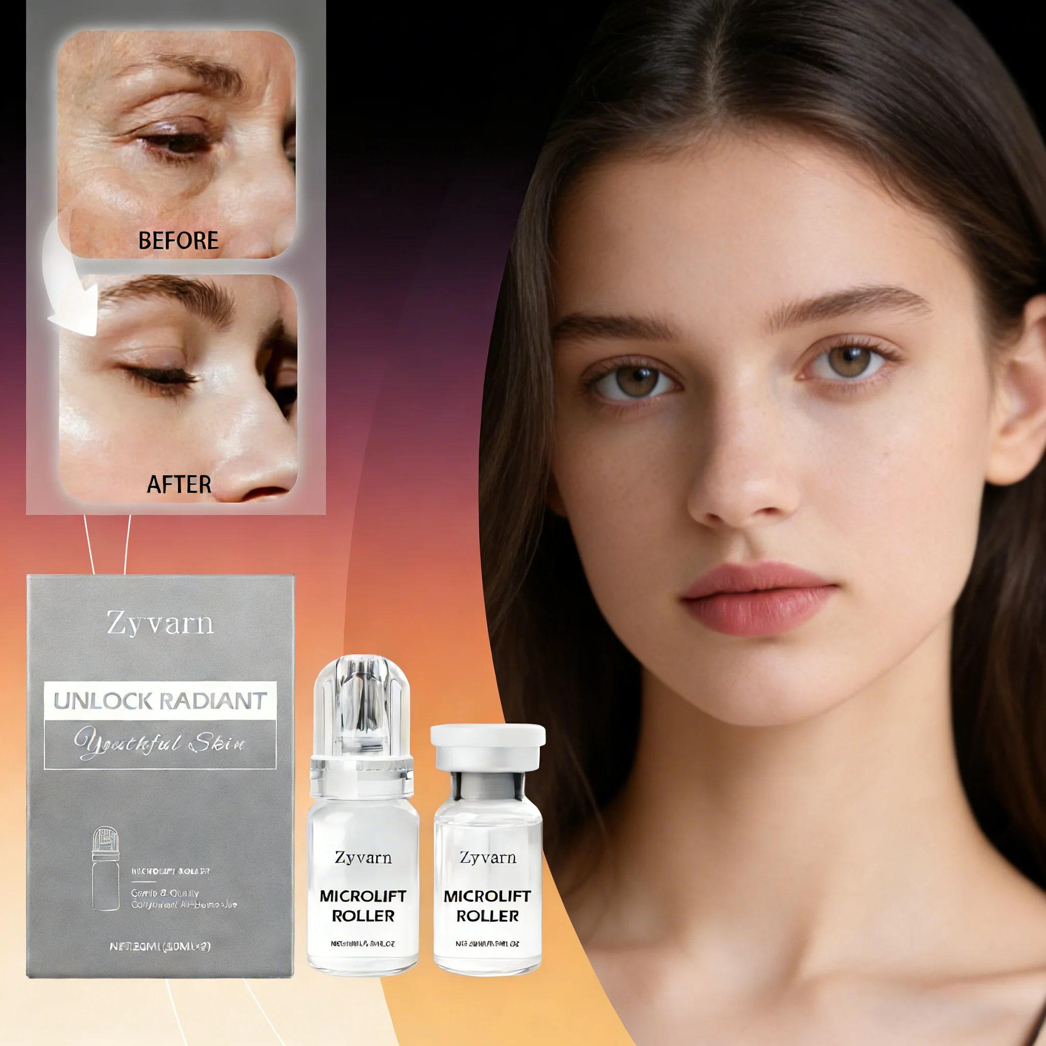 

Набор сывороток для микроинфузии 77Radiant Flawless Skin - Домашняя система для ухода за кожей лица, инструмент для красоты и ухода за кожей | Игла 0,25 мм