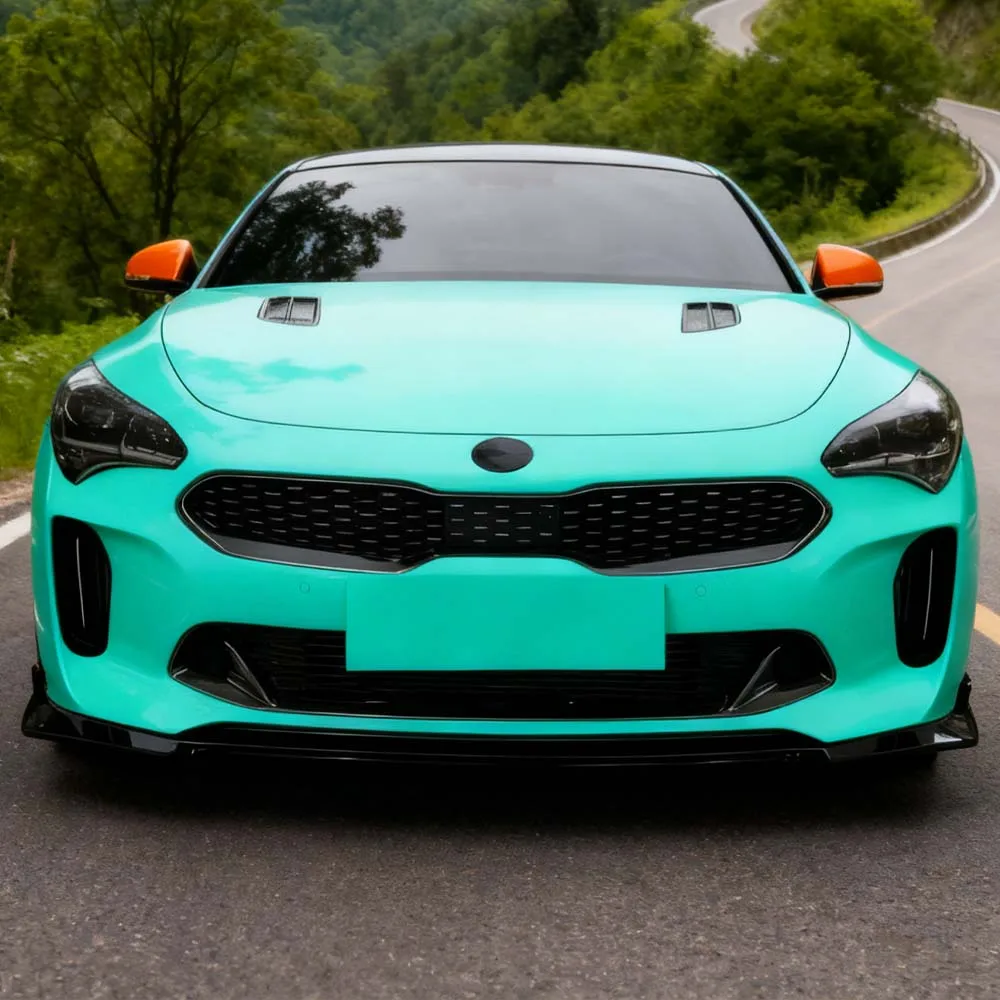 

Для Kia Stinger GT 2018–2024 автомобильный передний бампер, сплиттер, спойлер, диффузор, защита, комплекты кузова, тюнинг, 3 шт., АБС-пластик, глянцевый черный