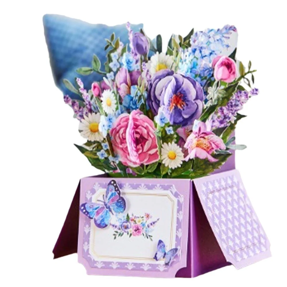 Explosive Mother's Day 3D Greeting Card Goddess Festival Universal New Holiday Blessing Message Card Stereo Card