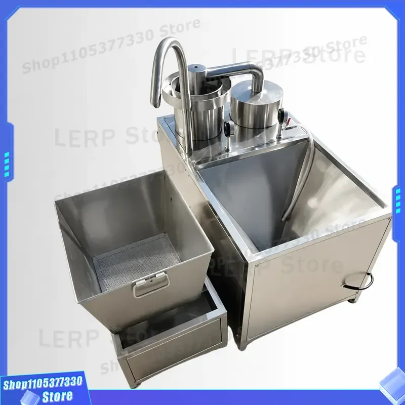 Commercial Hotel Rice Washing Machine Automatic Grain Cleaner Steamer Combo Industrial Kitchen Equipment for Large Capacity