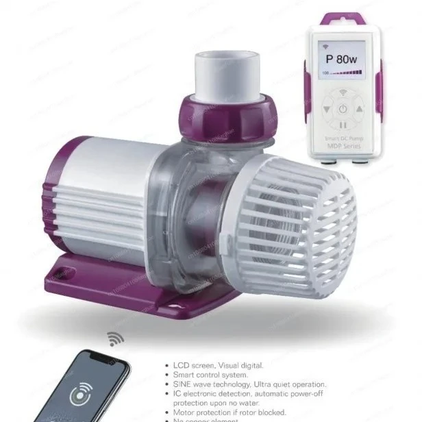 Fast Shipping! LCD Display WiFi Submersible Pump - MDP-20000 Circulation Pump for Fishing Tanks (Fresh & Saltwater Compatible)