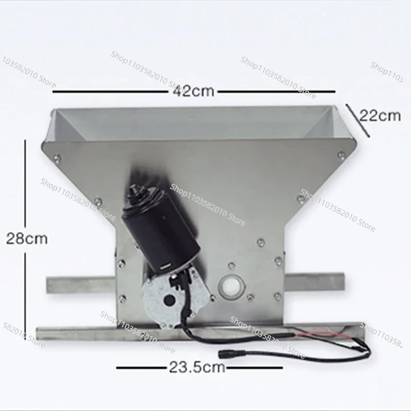 Can Crusher Electric Stainless Steel Electric Double Wheel Crusher Small Family Home Wine Wine Fruit Wine 216W 24V - view 3