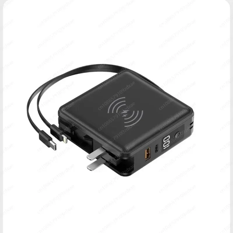 15000MA with plug bracket PD20W super fast charging wireless power bank mobile power supply