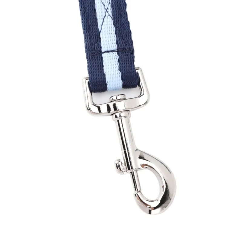 حبل تدريب الخيل باللون الأزرق الداكن بطول 26.2 قدم من الفولاذ المقاوم للصدأ من البوليستر لركوب الخيل الرائد #4