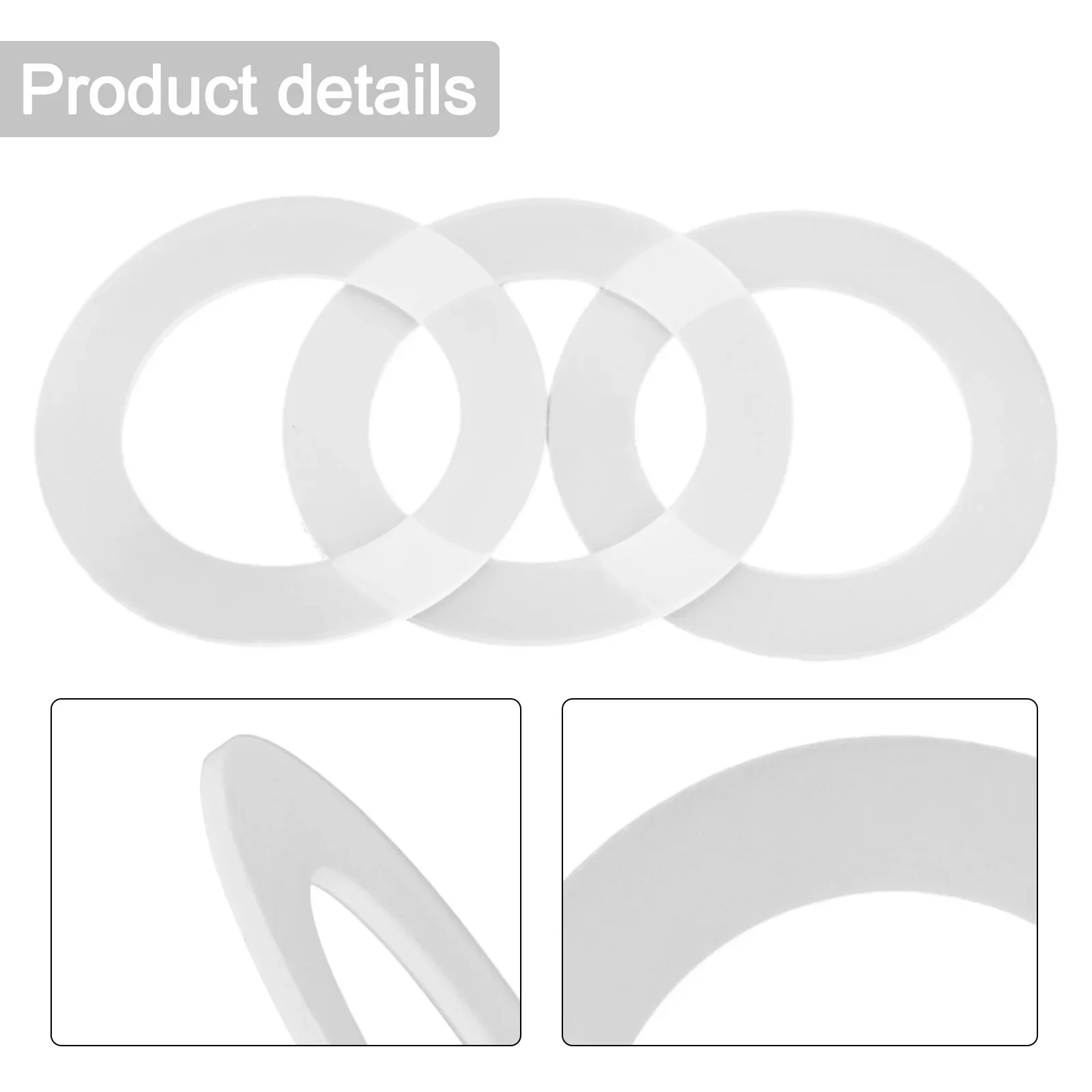 3pcs Washer Seal Rubber For Viva SKY095 For Skylo Cistern Flush Valve Replacement Washer Diaphragm Washer Seal