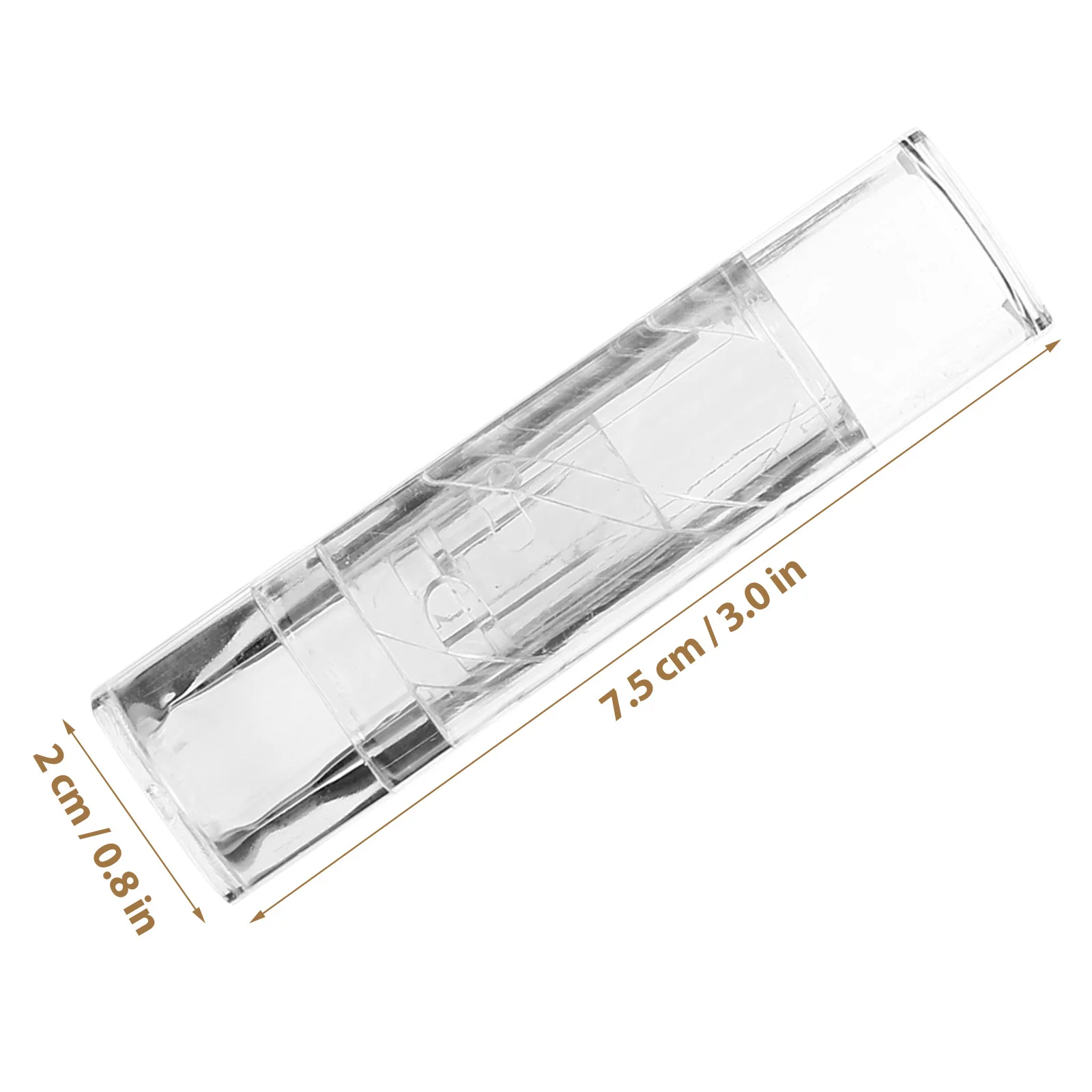 5Pcs Transparent Lipstick Container Tube Empty Reusable Balm Vial Portable Compact Size for Travel Daily Use Gift Idea