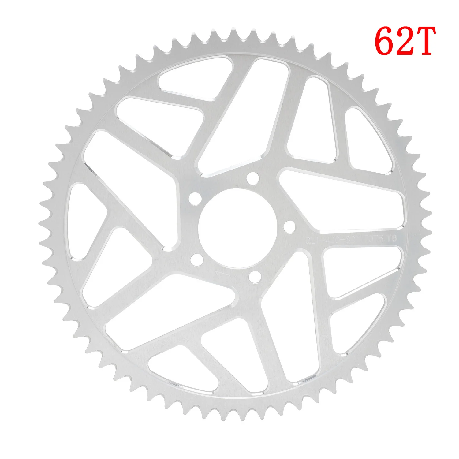 Motorrad-Kettenrad aus 7075 Aluminiumlegierung 58T 62T für Sur-Ron Light Bee S X, Segway X160 X260 und Talaria Sting Dirt Bike