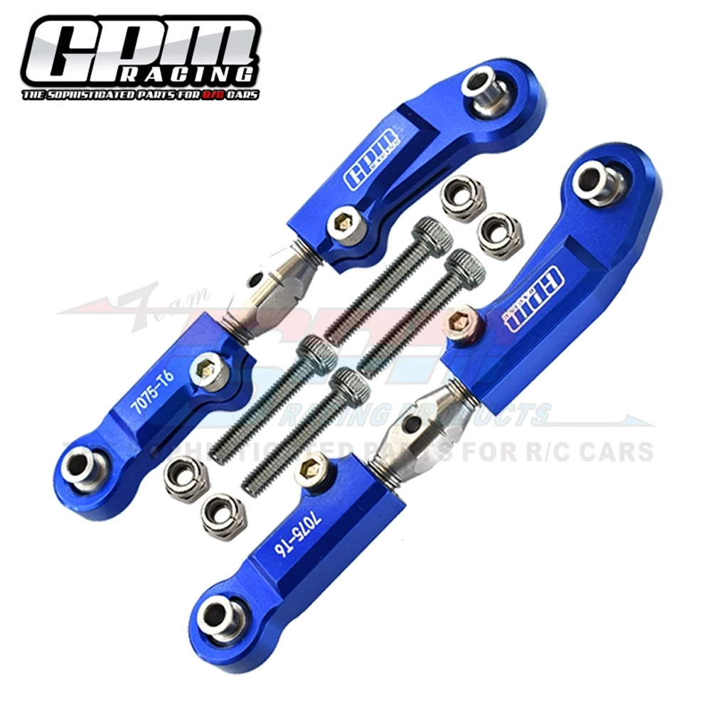 GPM Metal Stainless Steel Front Steering Tie Rod AR340070 AR330230 for ARRMA 1/7 FELONY INFRACTION LIMITLESS V2 1/8 TYPHON 6S