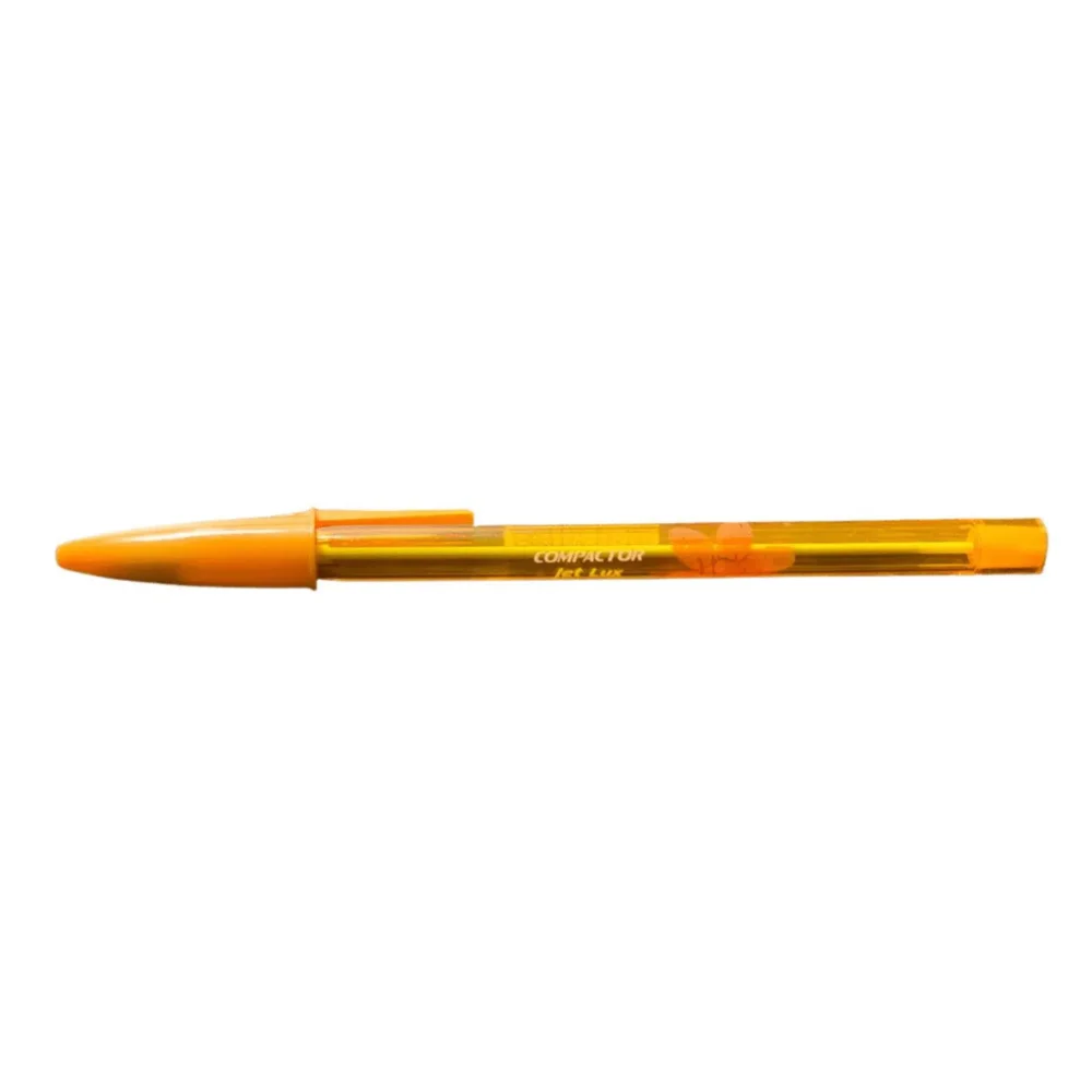 Orange COMPACTOR Jet Lux Colorful Ballpoint Pen