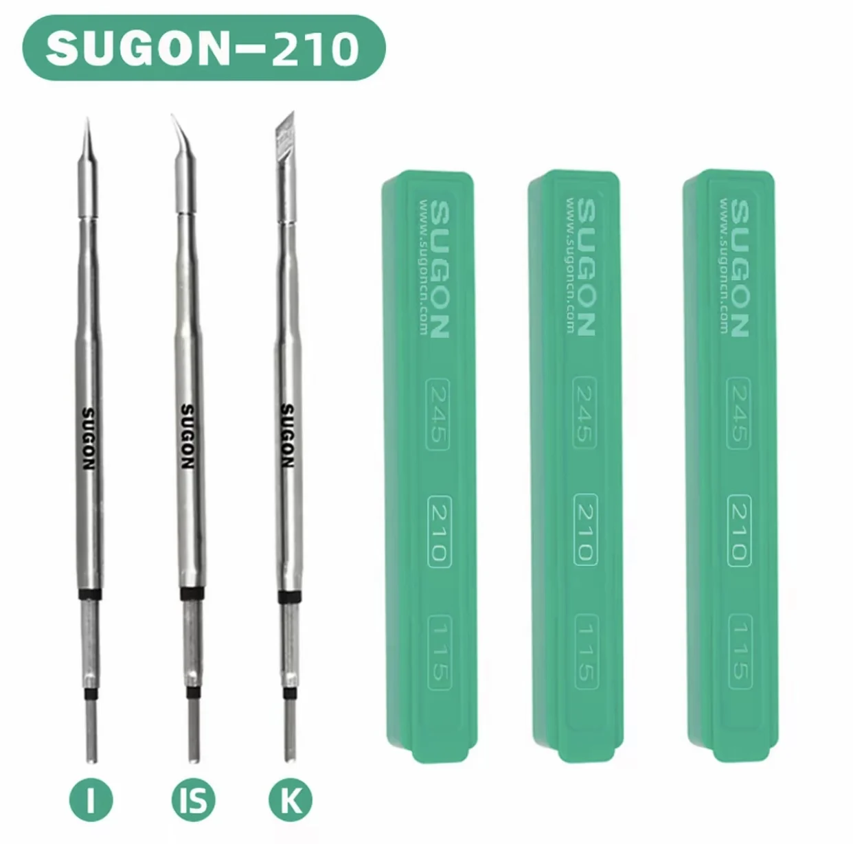 High-Precision Soldering Iron Tip C210-245-115 Soldering Station Replacement Soldering Iron Tip Pointed Elbow Blade