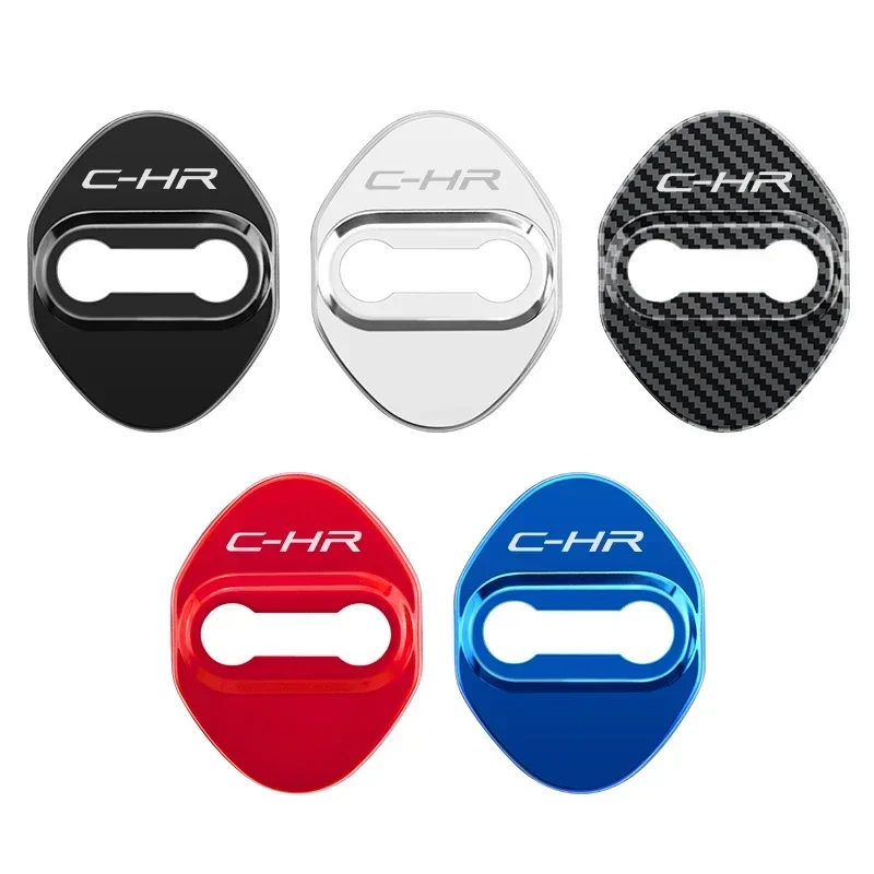 Car Styling Car Accessories Door Lock Cover Case For Toyota C-HR 2018-2021 Auto Emblems Stickers