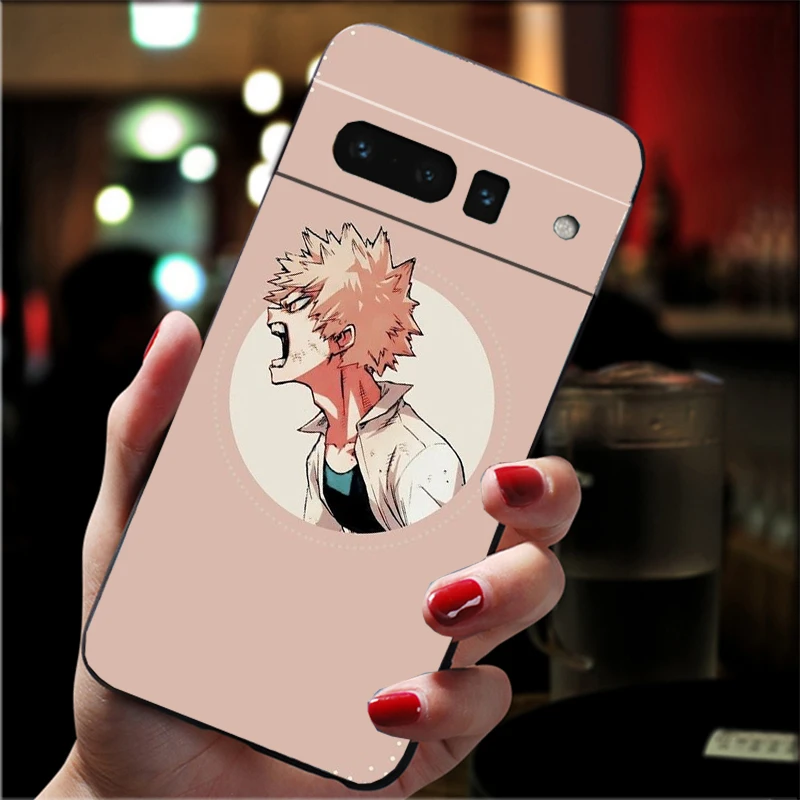 Phone Case For Google Pixel 10 9 Pro XL 9A 8 7 6 Pro Pixel 8A 7A 6A Pixel 8 7 6 5 Anime My Hero Academia deku bakugou Boku