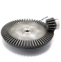 1Set 0.8/1/1.25/1.5/1.75/2/2.5 Module Bevel Gear 1:4-1:8 15-60 Tooth 20-160 Tooth 45# Steel Mechanical Power Transmission Gear