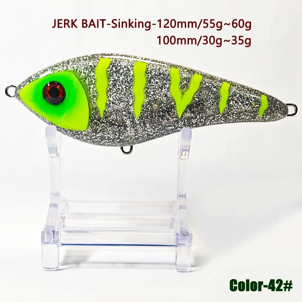 Toptackle Chuangfenglure 55g 12cm/33g 10cm Jerkbait Rattlin Vib señuelo de pesca hundimiento Wobblers Lucio señuelos artificiales para pesca