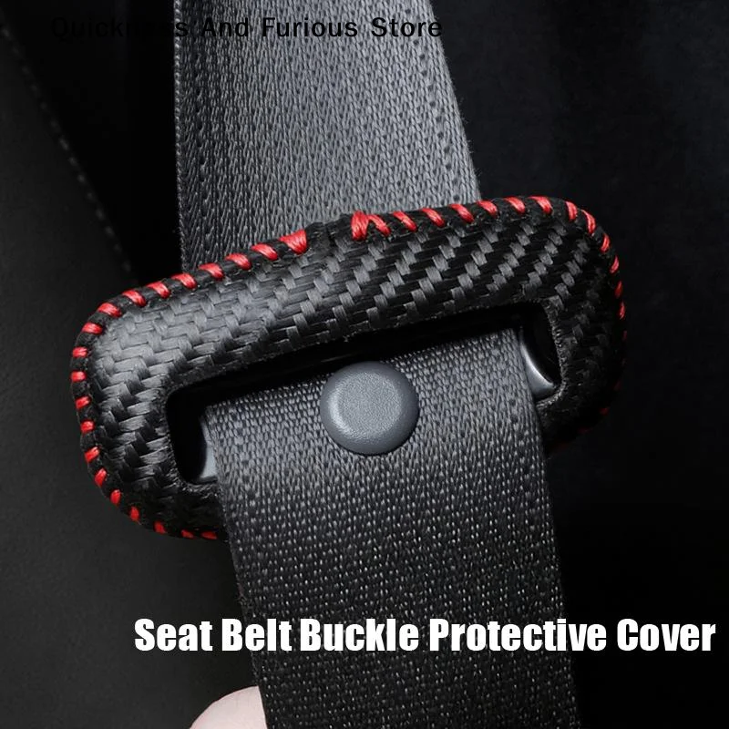 【MO】Universal Car Safety Seat Belt Buckle Clip Protector Cover Extender Anti-Scratch Seatbelt Buckle Auto Safety Accessories