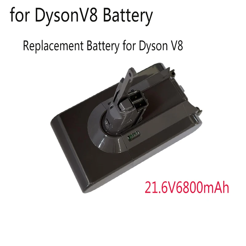

For Dyson V8 Battery Powtree 6800mAh 21.6V Absolute V8 Animal Li-ion SV10 Vacuum Cleaner series Rechargeable batteries