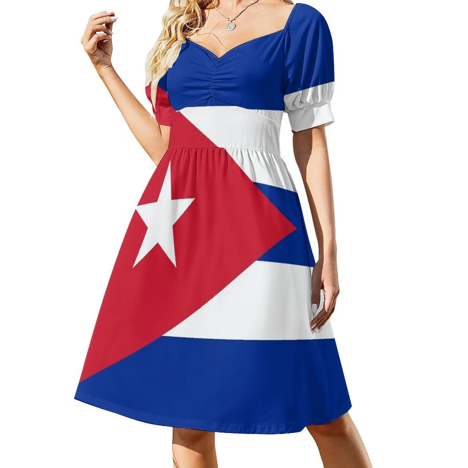 

Cuban flag of Cuba Dress women's summer dress 2024 prom dress women's summer dresses 2024 Long woman