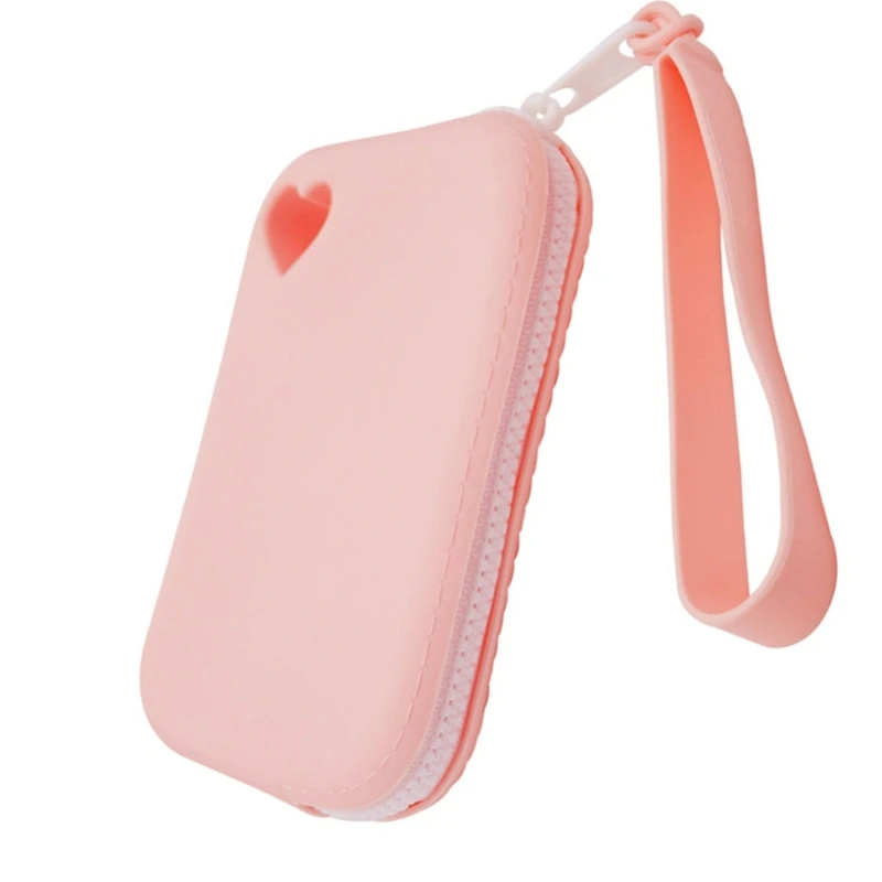 Portable Silicone Storage Bag Easy to Carry for Storing Makeup Stationery and Electronics