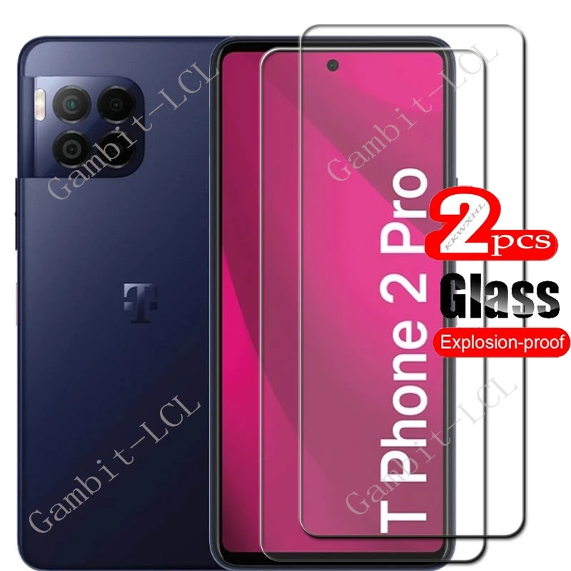 2PCS HD FOR T-Mobile REVVL 7 Pro T Phone 2 Pro 6.78" Tempered Glass Protective Cover REVVL7Pro Screen Protector Transparent Film