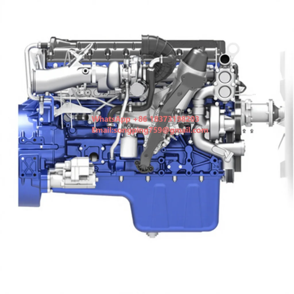 Weichai WP12.380E32 New Condition Diesel Engine Howo S6 (23-) BEIBEN/SHACMAN Trucks Steel Material ENGINE ASSY