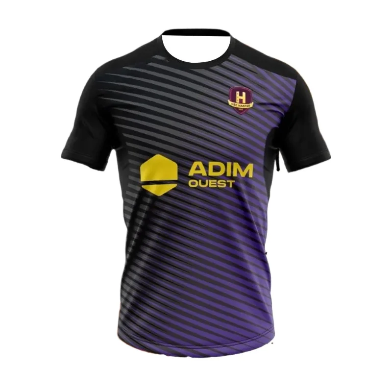 Camiseta de Balonmano HBC Nantes 2026-26 para Hombre, Ropa Deportiva Juvenil para Niños, Uniforme de Balonmano de Entrenamiento Extra Grande, Transpirable, Unisex