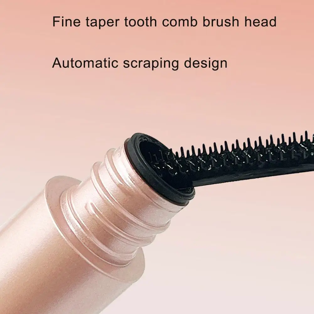 Ultra-fine Mascara Curl Thick Lengthening Eyelash Mascara Waterproof Non-smudge Brown Natural Curling Fine Brush Mascara Makeup