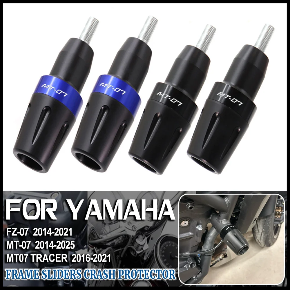 

MT-07 For YAMAHA MT07 2014-2025 FZ07 Tracer 700/GT 7 Frame Sliders Crash Protector Motorcycle Accessories Falling Protection Pad