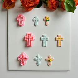 Easter Cross Series Different Shapes Polymer Clay Cutters Clay Molds For DIY Earrings Handmade Pendant Necklace Hand Tools