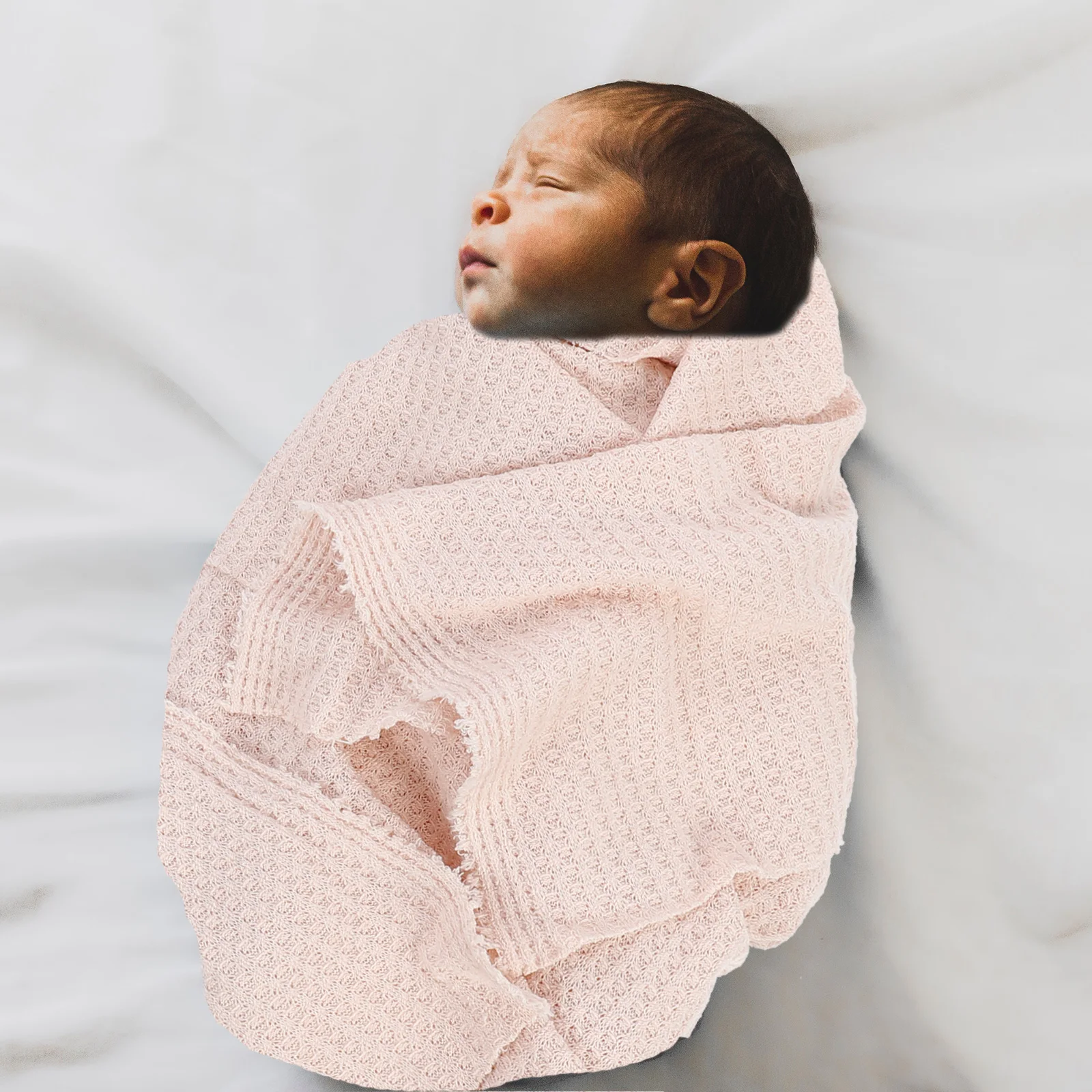 

Stretch Wrap Swaddle Blanket Photography Prop Polyester Spandex Cloth