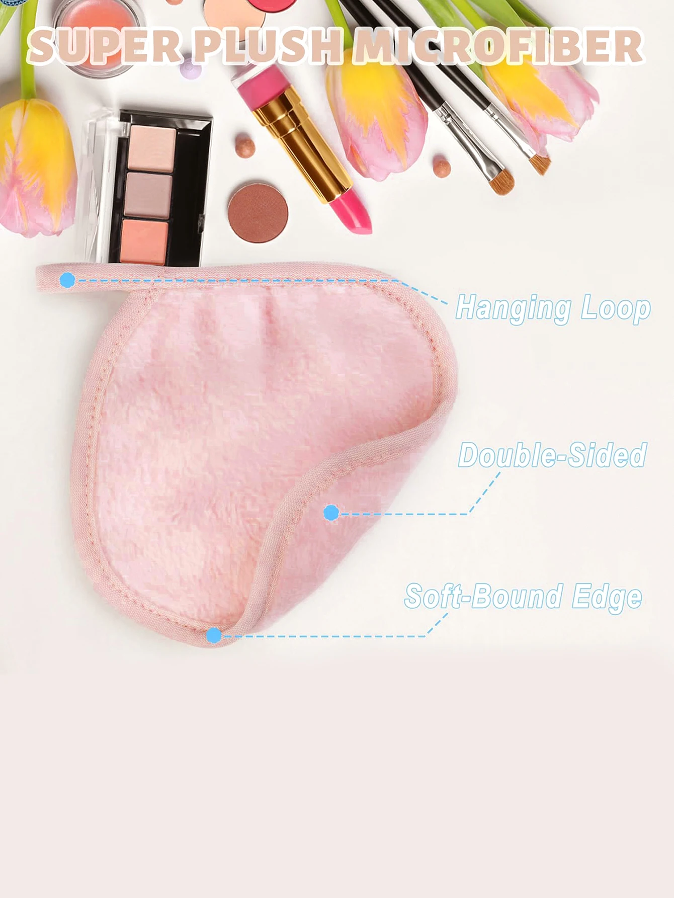 5/10/20 個マイクロファイバーフェイスクロス再利用可能なメイク落とし布メイクタオル顔ディープクリーニングパッドスキンケア美容ツール