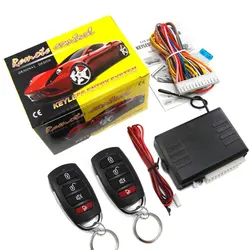 Hot 2022 New Universal 12V Car Remote Central Kit Vehicle Keyless Entry System Anti-theft Door Lock With Remote Controllers