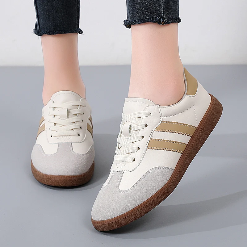 Women Shoes 2024 Spring Women White Casual Shoes Breathable Flats Fashion Breathable Classic Women Sneakers Zapatos Para Mujeres