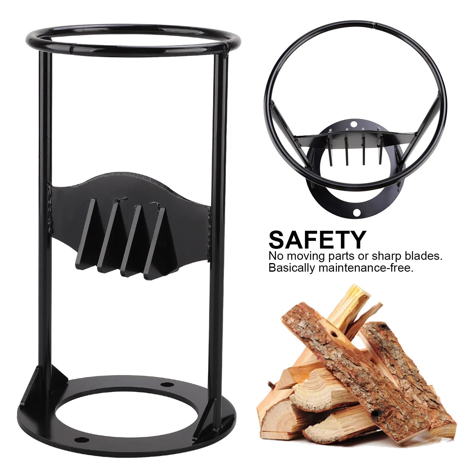 

Ручной дровокол из утолщенной высокопрочной углеродистой стали, инструмент для колки дров