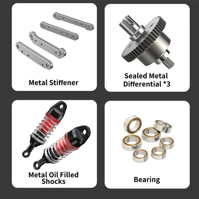 Novo estoque mjx r/c 1:7 wrc 7303-c3 7304-polo simulação base de metal tração nas quatro rodas flattrack modelos de carros de corrida brinquedos personalizados