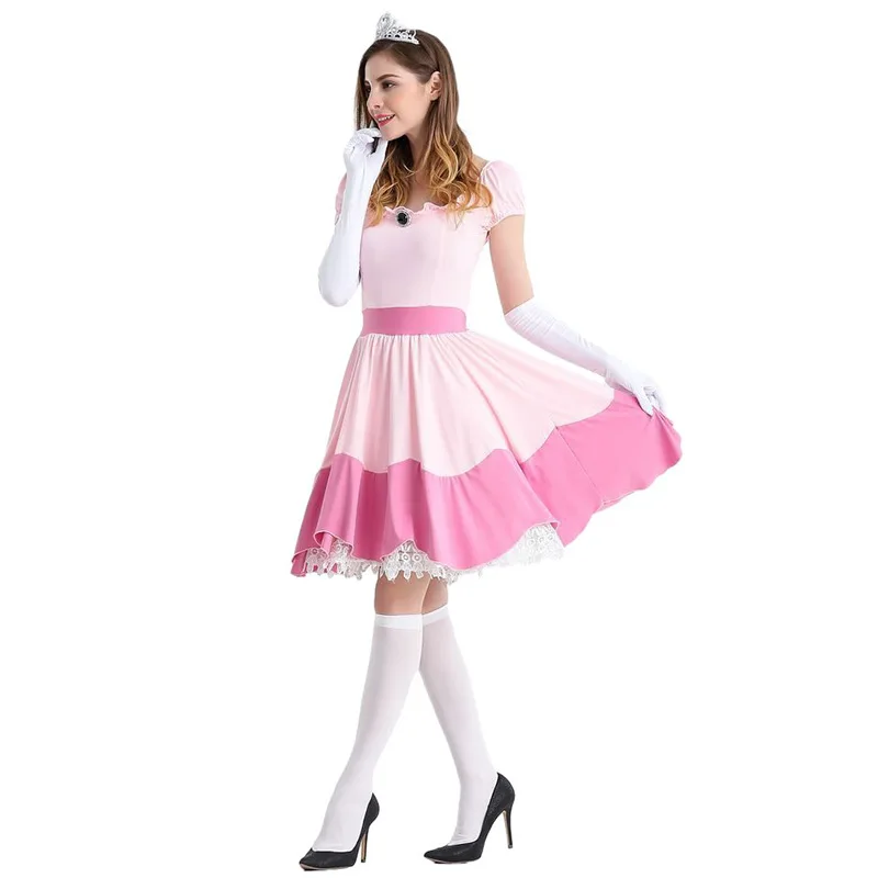 Princ Sneeuwwitje Kostuum Halloween Role-plang Club Cosplay Fairy T S orm Dames Traditioneel Etnisch Podium Cos...