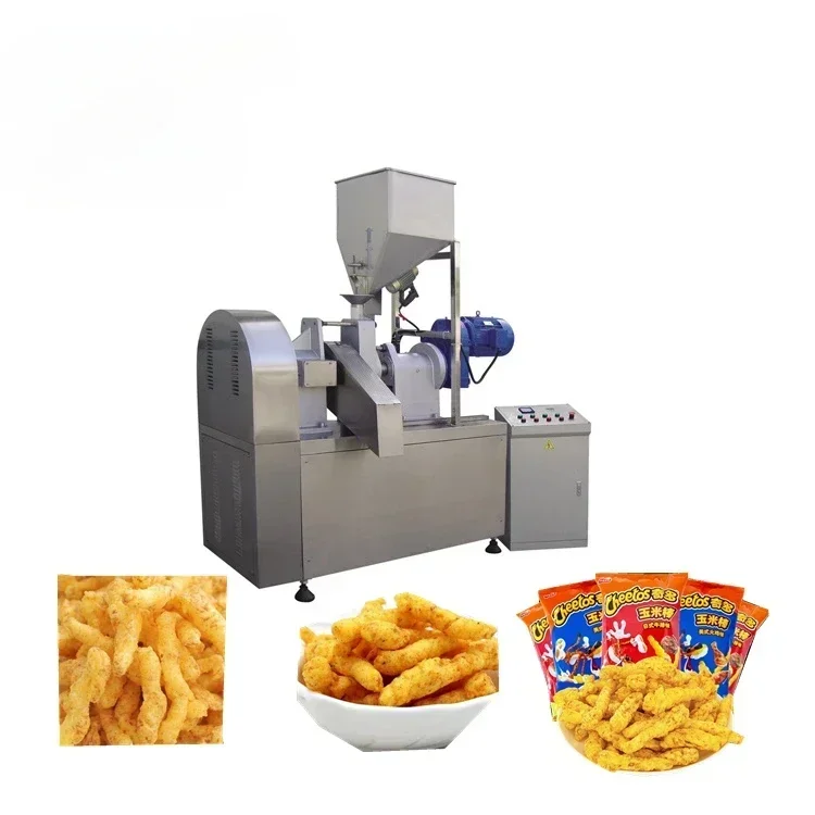 Kurkure Cheetos Niknak making Machine/kurkure extruder machine