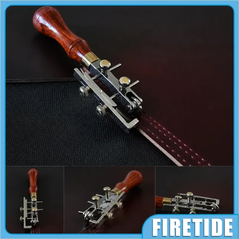 Premium Stainless Steel Leather Interval Scoring Roller, DIY Handcraft Position Locating Instrument, Auxiliary Craft Gear