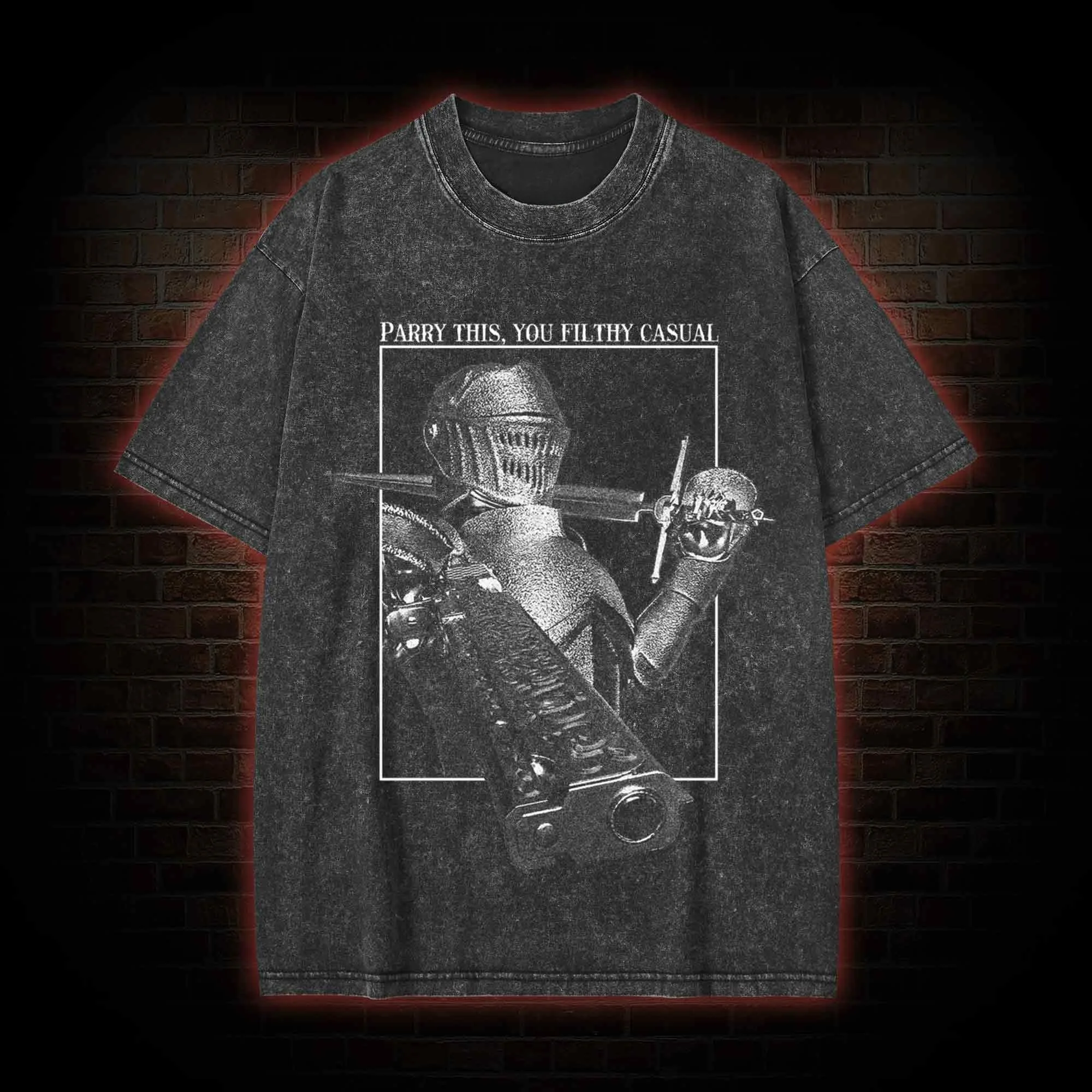 

Parry This You Filthy Casual Washed T-shirt Cotton Short Sleeve Tops Hiphop Street Tee Washed T Shirts Summer Tees Casual Top