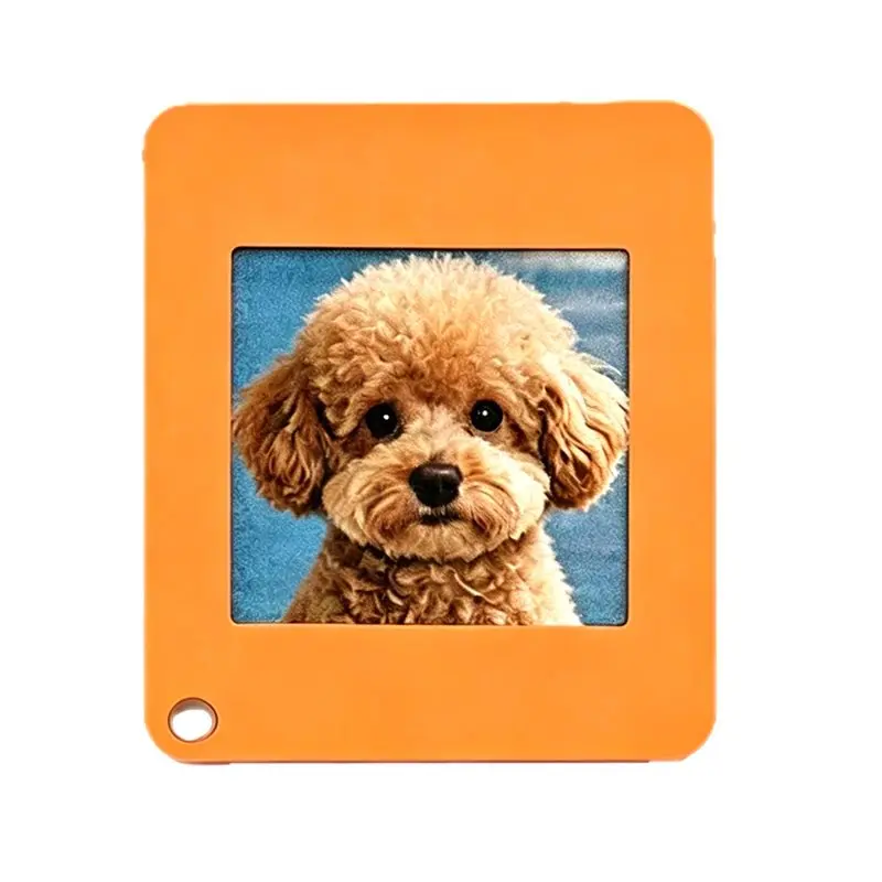 full-function-memory-keyring-154-inch-4-colors-display-screen-image-wireless-transmission-keychain-ink-screen-orange