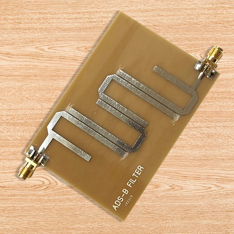 ADS-B Microstrip Bandpass Filter 1090MHZ Transmission Range 1-1.2Ghz For Adsb Receiver Filter Module