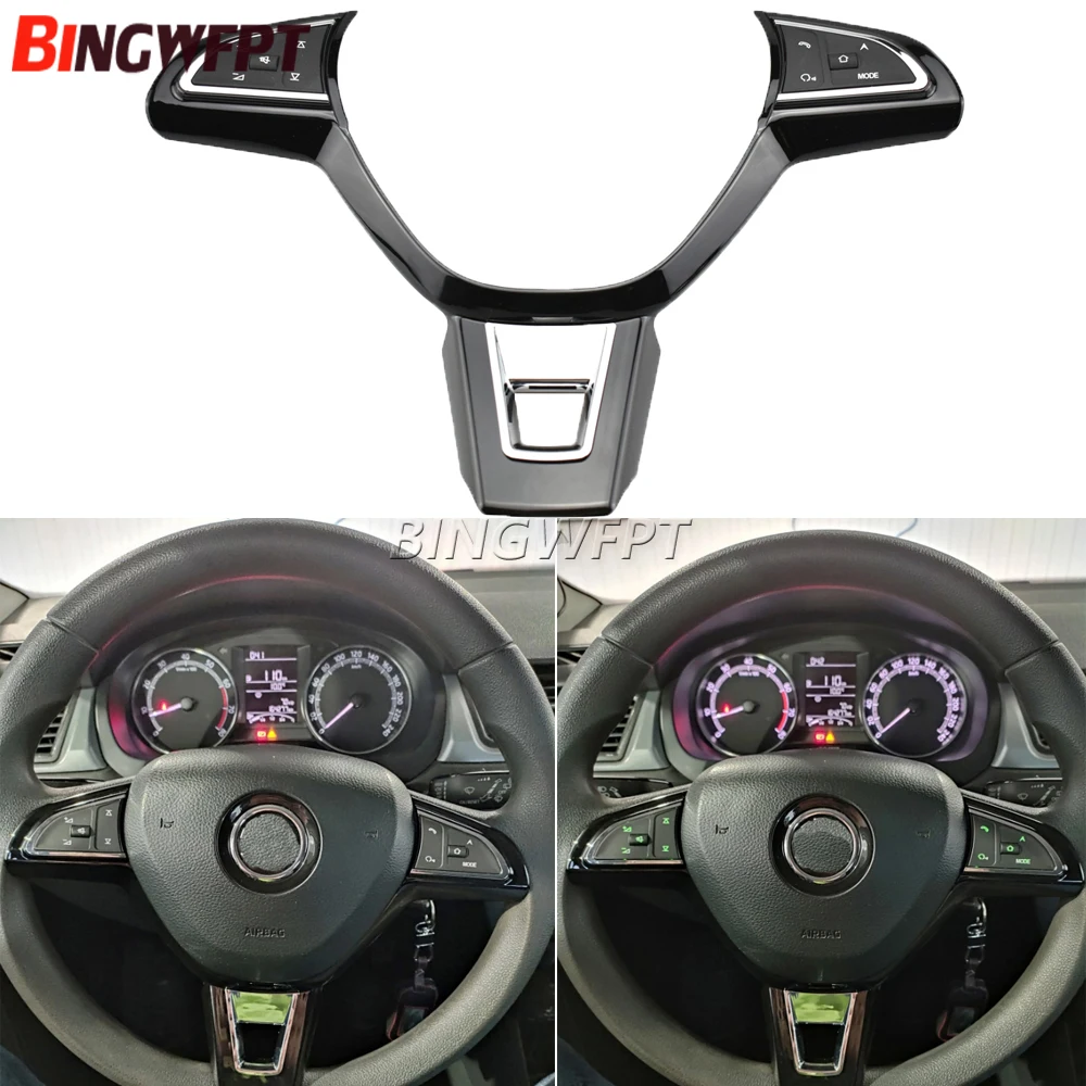 Multifunctional Steering Wheel Control Button Audio Channel And Bluetooth Control FOR FABIA 2015-2019