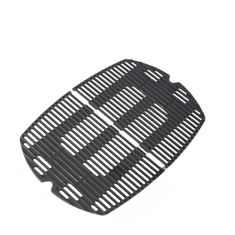 For Cast Iron Grill Grate Griddle 7646 for Weber Q3200 Q3100 Q3000 2-Piece Set