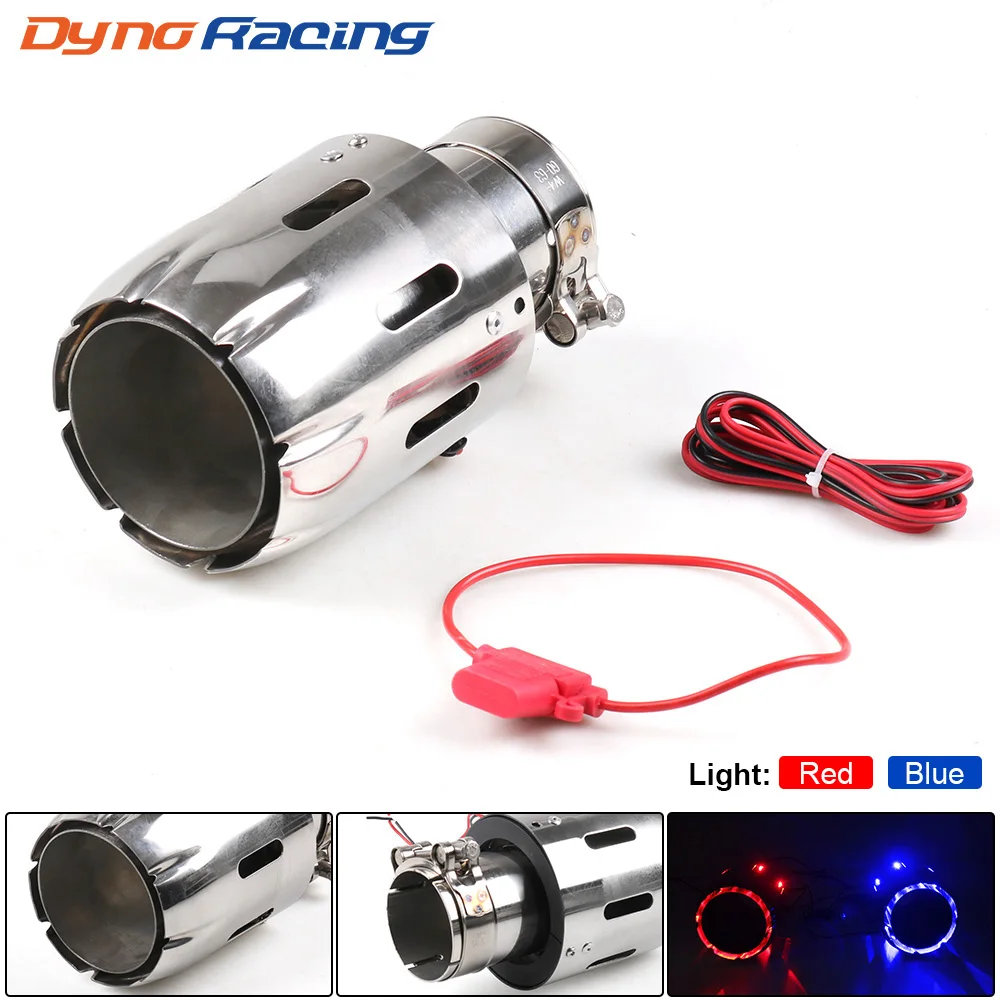

Car Light Tail pipe Stainless Steel Exhaust Pipe Modified Fire-breathing Effect High Temperature Led Lights