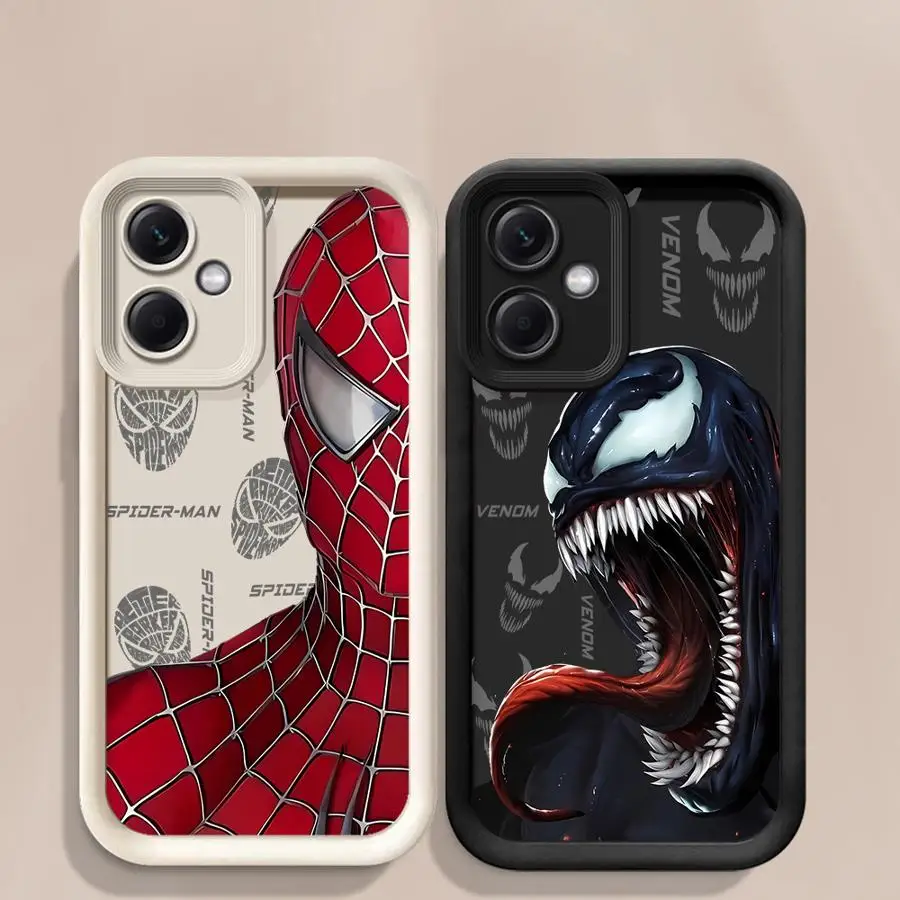 Marvel Venom Spidermans Phone Case for Xiaomi Redmi Note 11 Pro 5G 12S 11S 12 13 11 Pro Plus 10S 10 Pro 13 5G Capa Coque Cover