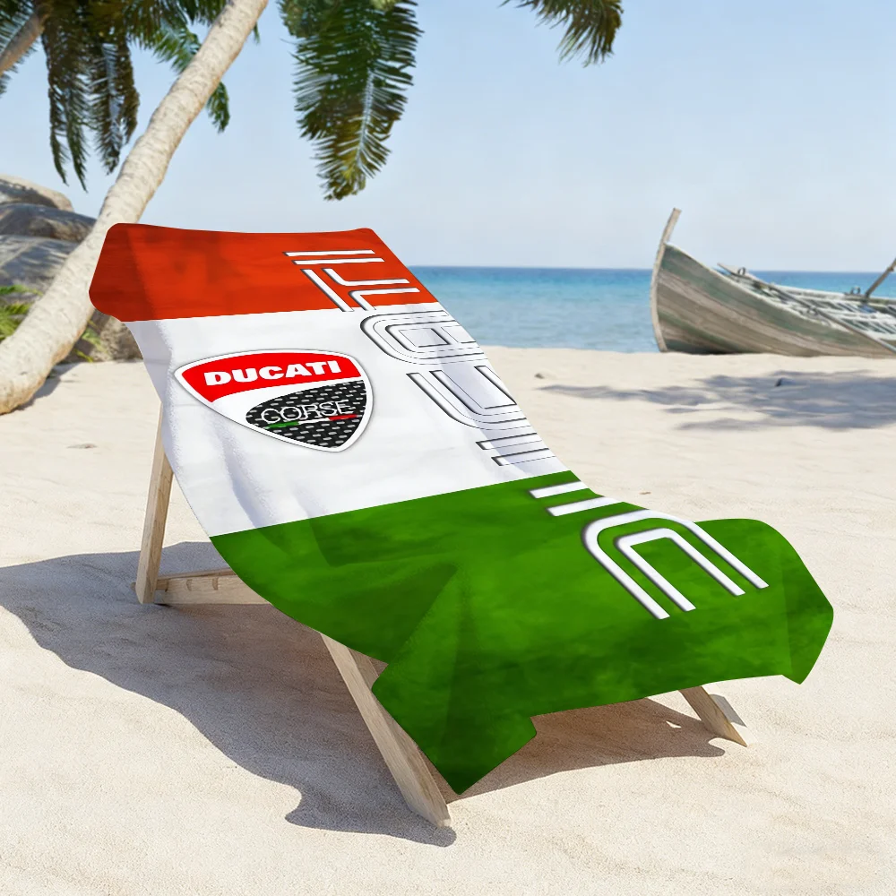 Fashion D-Ducatis-S Logo Cool Towel Quick Dry Soft Yoga Swimming Fitness Mountain Climbing Large Beach Towels