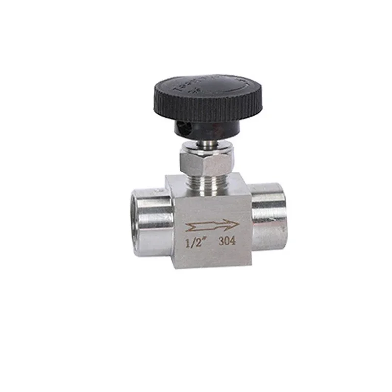 Stainless Steel 304 Needle Valve 1/8\'\' 1/4\'\' 1/2\'\' Female Thread BSP SS304 For Water Gas Oil