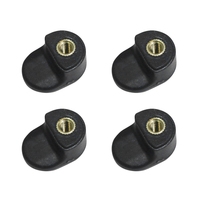 4Pcs Rear Fender Mudguard Scooter Body Folding Force Hook For Xiaomi Mijia M365 Electric Scooter Skateboard Black