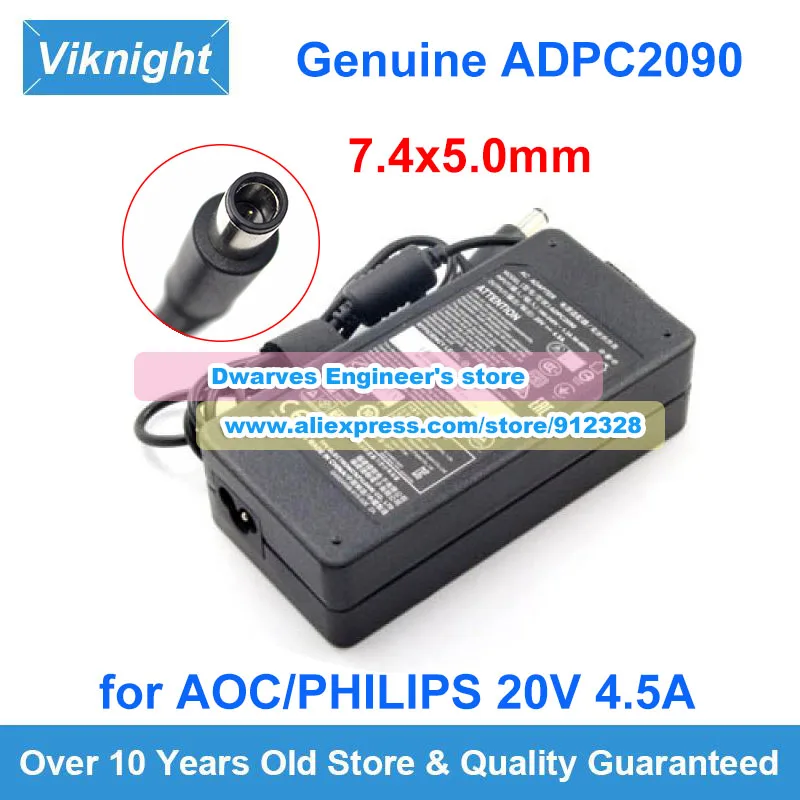 

Genuine ADPC2090 Ac Adapter 20V 4.5A 90W for AOC CQ27G2U AG251FZ2 MPG27CQ Viewsonic XG3420C XG-2703 XG2703-GS VS17100 MONITOR