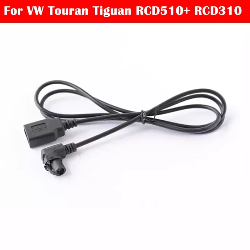 Fits For VW Touran Tiguan RCD510+ RCD310 Aux Audio Cable 4Pin CD Changer Player Adapter Car Aux Usb Cable