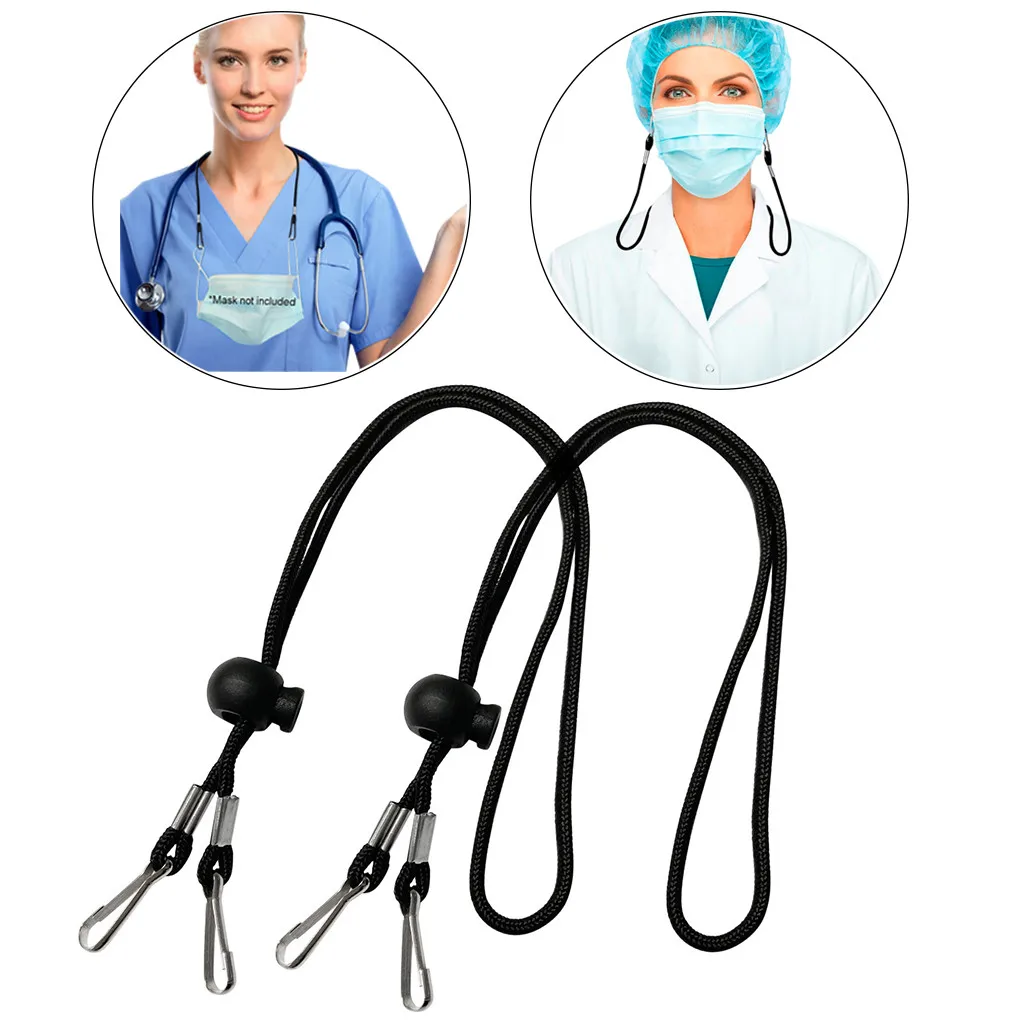 Adjustable Face Mask Lanyard Handy&Convenient Mask Rest&Ear Holder Rope